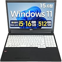 Amazon.co.jp: 【整備済み品】 ノートパソコン 富 士 通 第8世代 Core